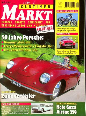 Deckblatt Oldtimer Markt (08/1998)